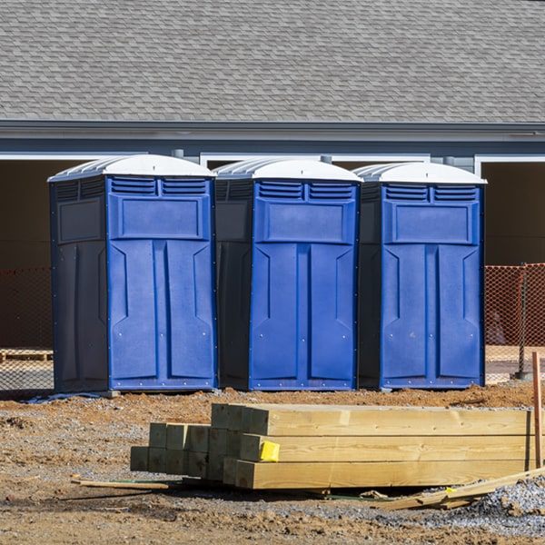 do you offer hand sanitizer dispensers inside the porta potties in Hopkinton NH